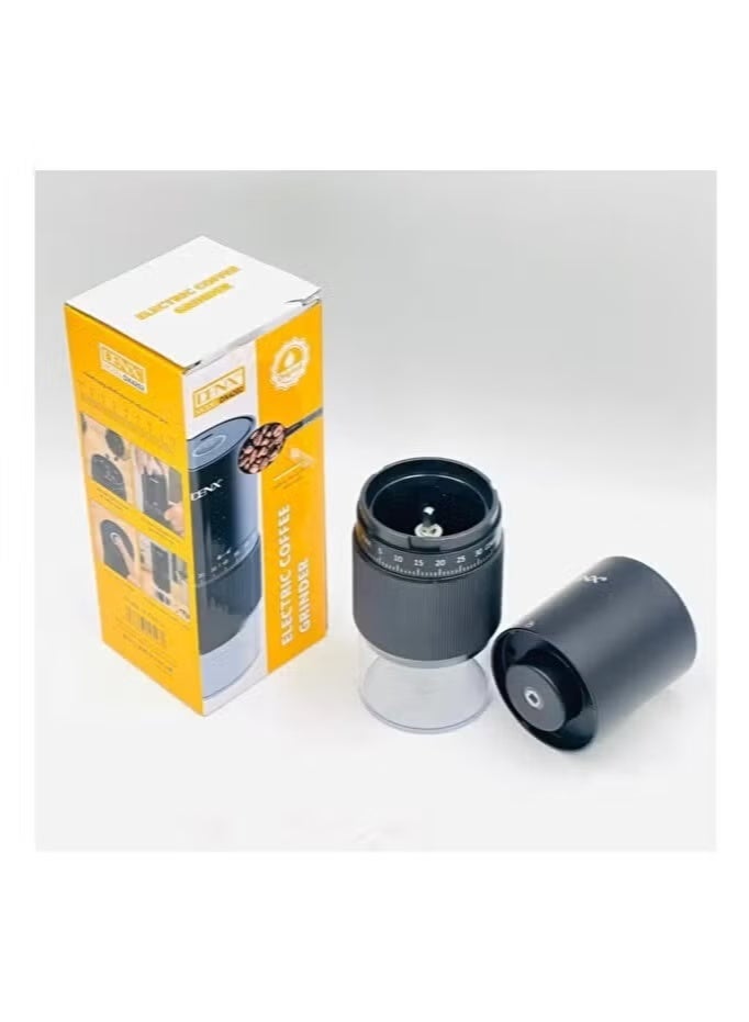 Denx DX4202 Portable Electric Coffee Grinder, USB-C Rechargeable, 13W Ceramic Burr Grinding, 200ml Capacity, One-Touch Control, Compact Coffee Grinder for Home, Office & Travel - Image 2